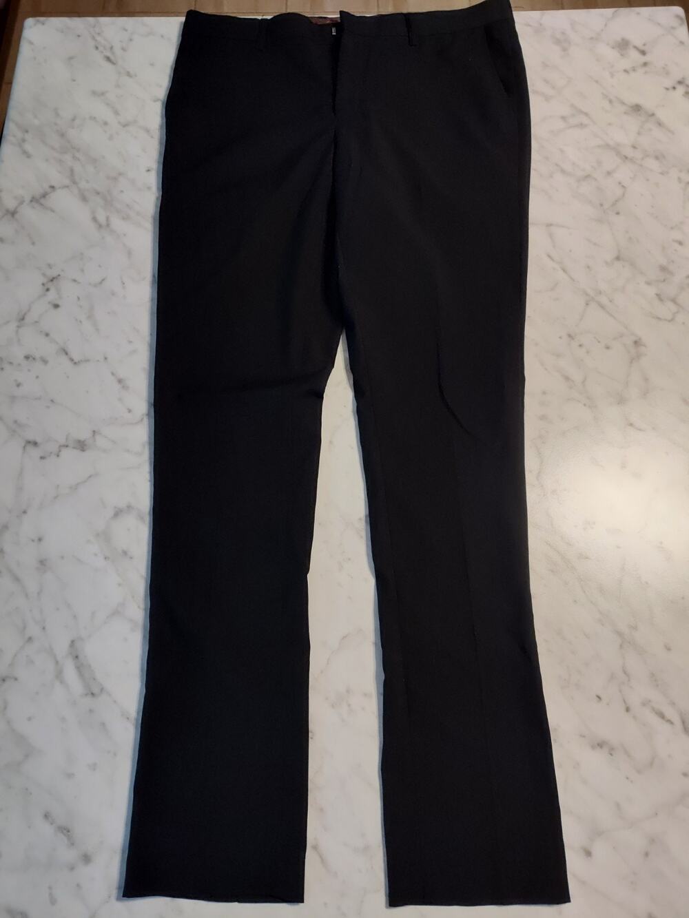 Vinci Men’s Dress Pants Size 34x32 Black Slacks